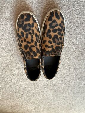 a new day Leopard Print Slip-On Flats in Brown and Black
